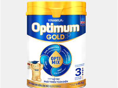 Sữa bột Optimum Gold 3 1450g (cho trẻ từ 1 - 2 tuổi)